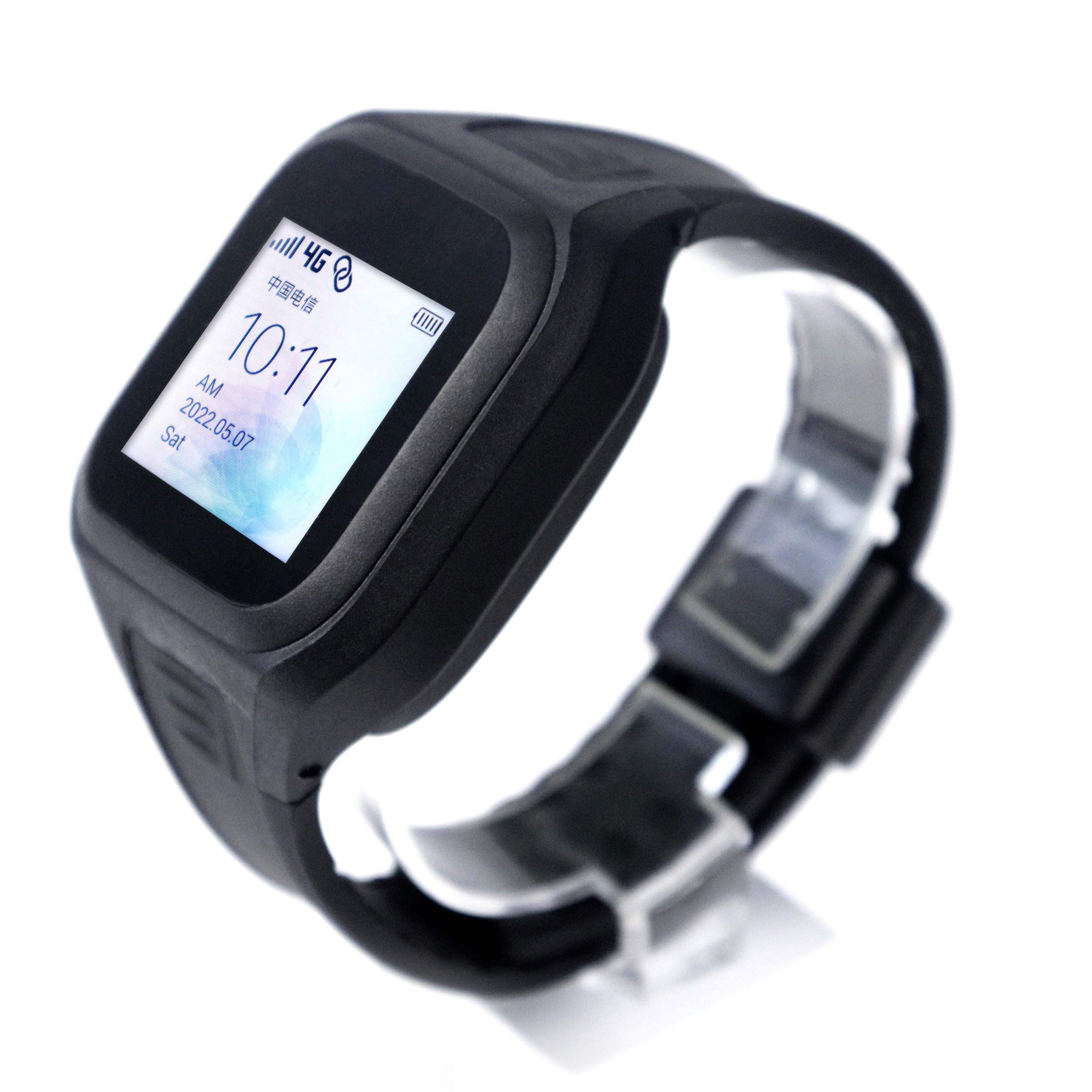 Global 4G tamper-proof GPS bracelet with system distance alarm victim watch prison watch to deter attackers
